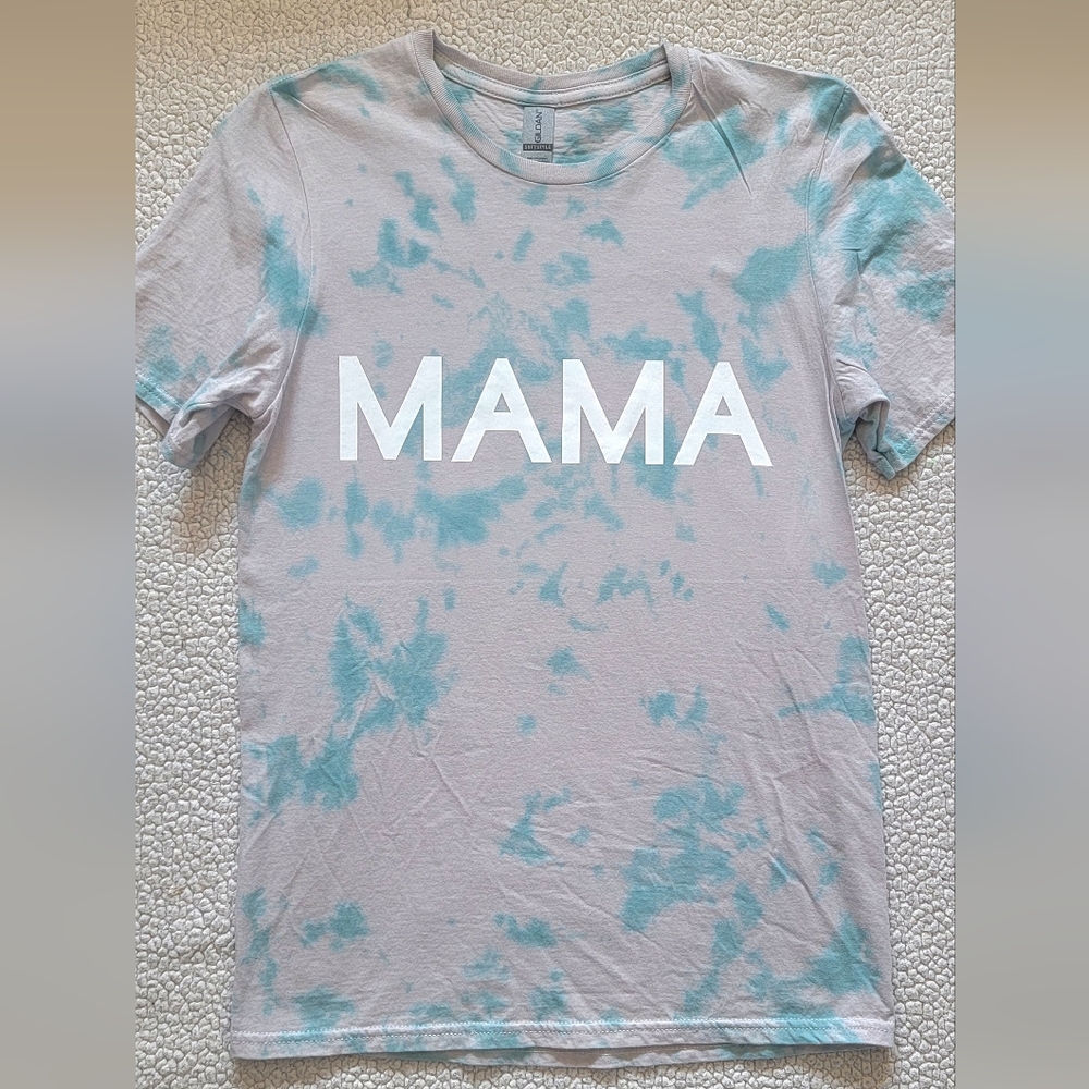 Tie dye Mama tshirt
